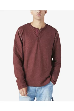 Lucky Brand Men's Duo-Fold Henley Sweater