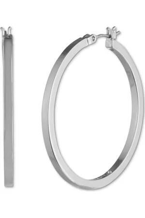 Karl Lagerfeld Medium Hoop Earrings, 1.45"