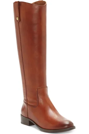 I.N.C. International Concepts Fawne Leather Knee High Boots, Created for Macy