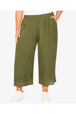 Avenue Women Capris - Plus Size Guacho Pants