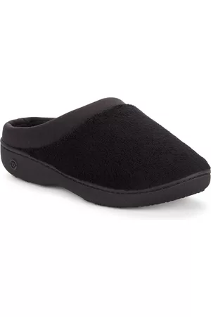 Isotoner Women Slippers - Microterry Pillowstep Slippers with Satin Trim