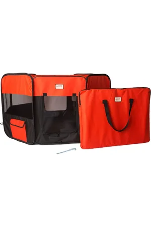 Armarkat PP002R-xl Portable Pet Playpen in Combo for Travel and Outdoor Activities