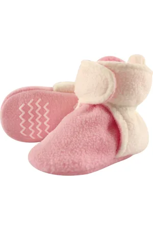 Hudson Baby Girls Hudson Cozy Fleece Booties, , 0-6 Months
