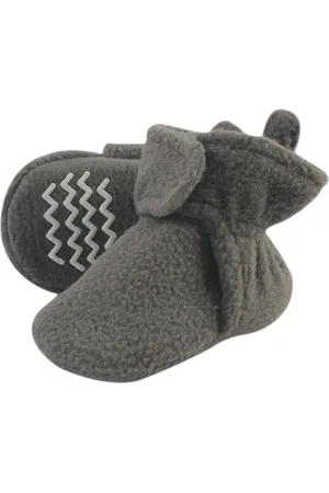 Hudson Baby Boys Hudson Cozy Fleece Booties, , 12-18 Months