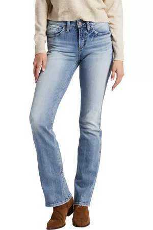 Silver Jeans Co. Women Bootcut Jeans - Women's Suki Mid Rise Slim Bootcut Jeans