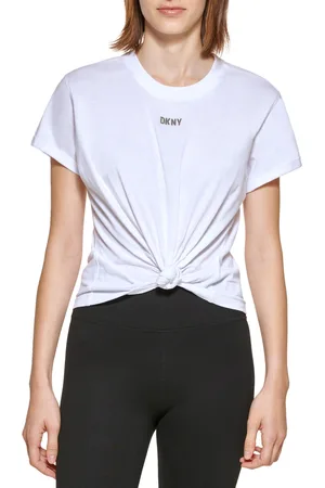 DKNY Glitter Logo T-Shirt - Macy's  Dkny, Tshirt logo, T shirts for women