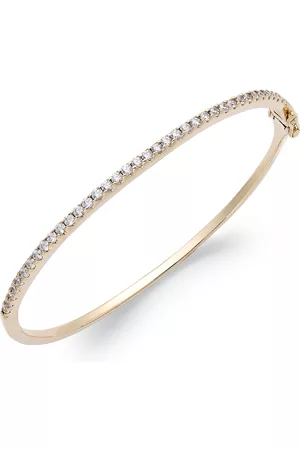 ARABELLA Sterling Silver Cubic Zirconia Bangle Bracelet (1-3/4 ct. t.w.) (Also available in 14k Gold over Sterling Silver)