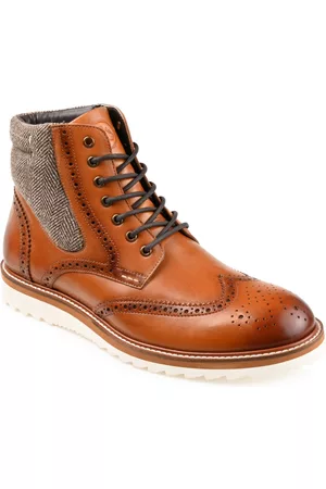 Thomas & Vine Men Ankle Boots - Men's Rockland Wingtip Ankle Boot Men's Shoes