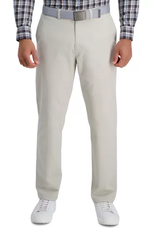 HAGGAR Men's Classic-Fit Soft Chino Dress Pants