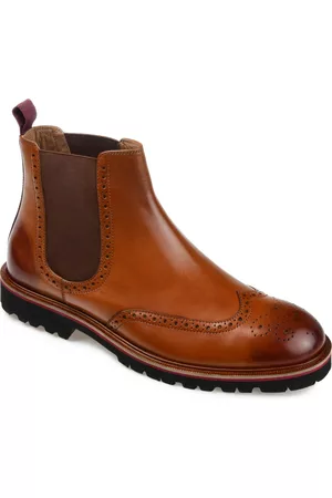 Thomas & Vine Men Chelsea Boots - Men's Nash Wingtip Chelsea Boot Men's Shoes