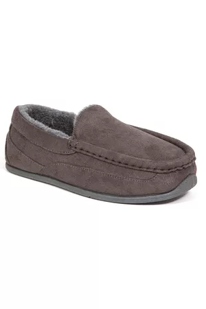 Deer Stags Little and Big Boys Slipperooz Lil Spun Indoor Outdoor S.u.p.r.o. Sock Cozy Moccasin Slipper