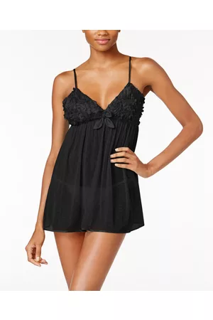 Flora By Flora Nikrooz Bellflower Babydoll Chemise 2pc Lingerie Set