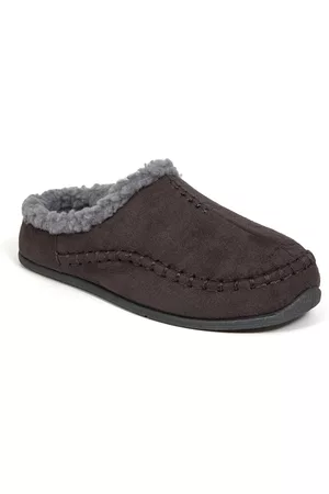 Deer Stags Boys Slippers - Little and Big Boys Slipperooz Lil Nordic S.u.p.r.o. Sock Cushioned Indoor Outdoor Clog Slipper