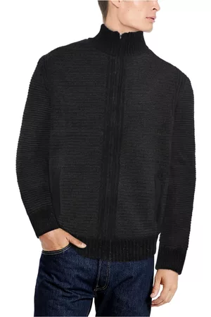XRAY Men's Full-Zip High Neck Sweater Jacket