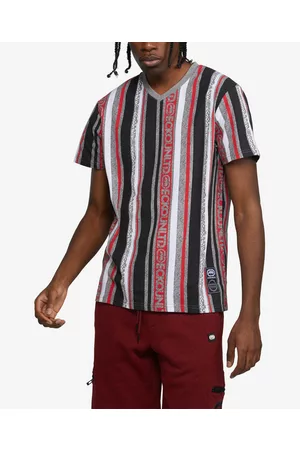 Ecko Men's Short Sleeves Line Down T-shirt