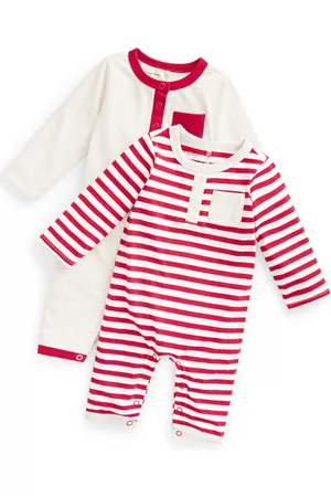 First Baby Baby Boys Precious 2-Pk. Colorblocked & Patterned Coveralls, Created for Macy's
