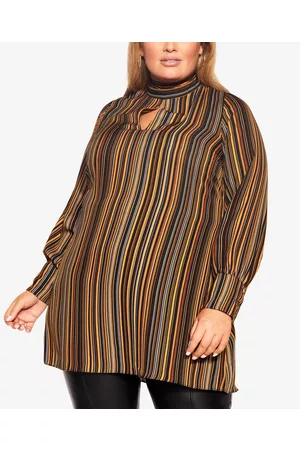 City Chic Trendy Plus Size Intrigue Tunic Top
