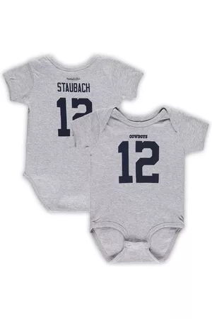 Mitchell & Ness Infant Boys and Girls Roger Staubach Dallas Cowboys Mainliner Retired Player Name and Number Bodysuit