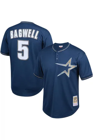 Mitchell & Ness Boys Youth Jeff Bagwell Houston Astros Cooperstown Collection Mesh Batting Practice Jersey