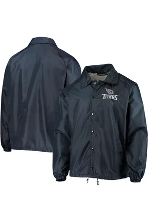 Dunbrooke Men's Black Carolina Panthers Coaches Classic Raglan Full-Snap Windbreaker Jacket