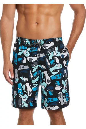 Nike Men Swim Shorts - Men's Sneaker-Print 9" Volley Shorts