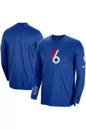 Nike Men's Philadelphia 76ers 2022/23 City Edition Pregame Warmup Long Sleeve Shooting Shirt