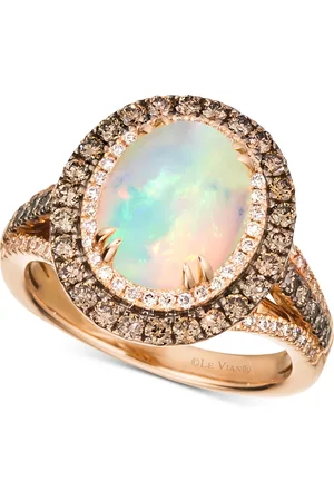 Le Vian Deep Sea Blue Topaz (4 ct. t.w.) & Diamond (7/8 ct.t.w.) Statement Ring in 14k Rose Gold (Also in , Citrine, Amethyst, Garnet & Mint Julep