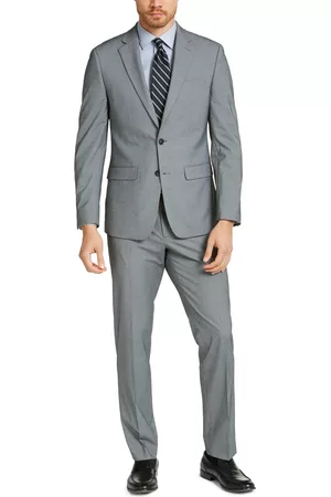 Van Heusen Men Suits - Men's Flex Plain Slim Fit Suits