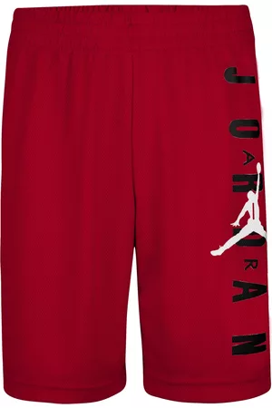 Jordan Men Sports Shorts - Big Boys Jump Man Air Vertical Logo Mesh Shorts