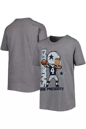 Outerstuff Boys T-shirts - Youth Boys Dak Prescott Dallas Cowboys Pixel Player 2.0 T-shirt