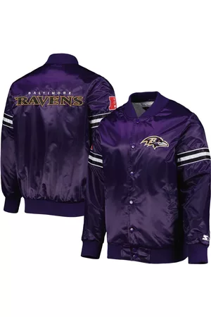 Starter Men's Baltimore Ravens The Pick and Roll Full-Snap Jacket