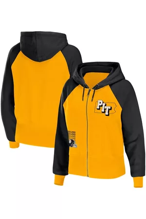 WEAR by Erin Andrews Women's Gray Pittsburgh Steelers Sherpa Full-Zip  Hoodie Jacket - Macy's