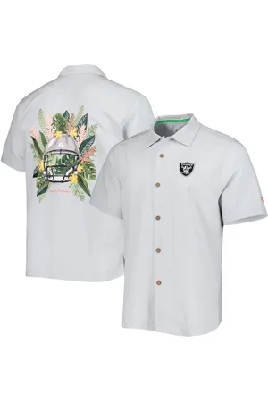 Chicago Cubs Tommy Bahama Coconut Point Island Button-Up Shirt - White