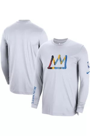 Nike Men's Brooklyn Nets 2022/23 City Edition Pregame Warmup Long Sleeve Shooting Shirt