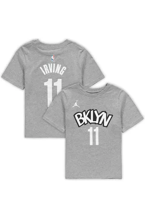 Jordan Preschool Boys and Girls Brand Kyrie Irving Brooklyn Nets Statement Edition Name and Number T-shirt