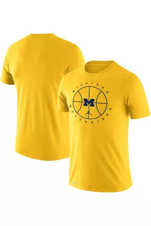 Jordan Men T-shirts - Men's Brand Michigan Wolverines Basketball Icon Legend Performance T-shirt