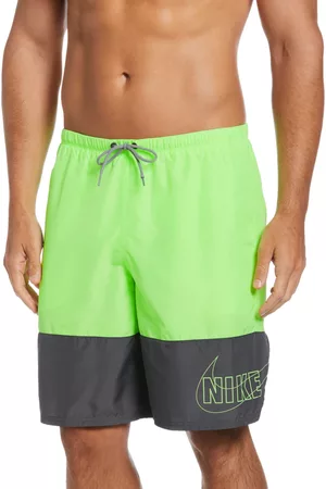 Nike Men's Split Colorblocked Packable 9" Swim Trunks