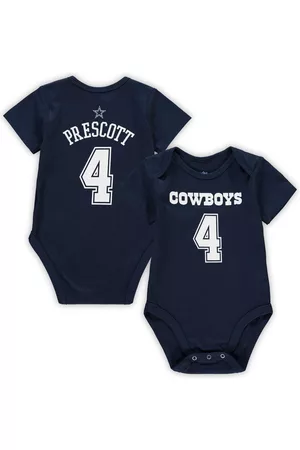 Outerstuff Infant Boys and Girls Dak Prescott Dallas Cowboys Mainliner Player Name and Number Bodysuit