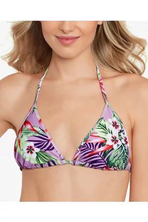 Salt + Cove Women Triangle Bikinis - Juniors' Printed Triangle Bikini Top, Created For Macy's Women's Swimsuit