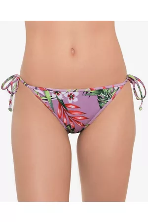 Salt + Cove Juniors' Printed Side-Tie Bikini Bottoms, Created For Macy's Women's Swimsuit