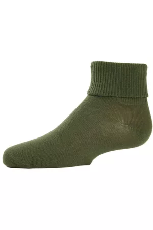 Memoi Kids Unisex Triple Roll Cotton Blend Ankle Socks