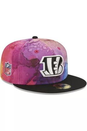 New Era Men's Pink, Black Cincinnati Bengals 2022 Nfl Crucial Catch 59Fifty Fitted Hat