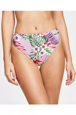 Salt + Cove Juniors' Printed High-Waist Bikini Bottoms, Created For Macy's Women's Swimsuit