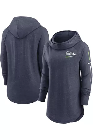 Seattle Seahawks Nike Women's Asymmetrical Raglan Full-Zip Hoodie - College  Navy