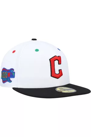New Era Men Hats - Men's White, Black Cleveland Guardians 2019 Mlb All-Star Game Primary Eye 59FIFTY Fitted Hat