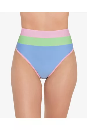 Salt + Cove Women High Waisted Bikinis - Juniors' Colorblocked High-Waist Bikini Bottoms, Created for Macy's Women's Swimsuit