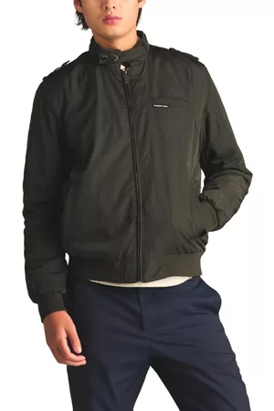 MEMBERS ONLY Big & Tall Heavy Iconic Racer Quilted Lining Jacket (Slim Fit)