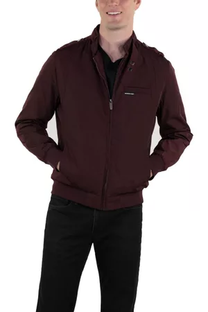 MEMBERS ONLY Big & Tall Heavy Iconic Racer Quilted Lining Jacket (Slim Fit)