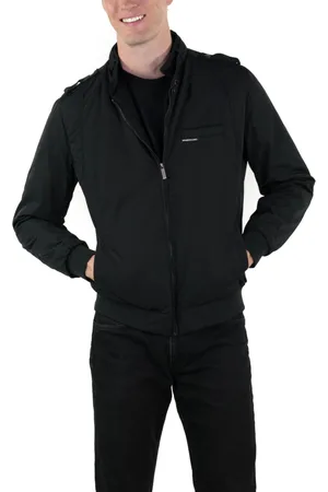 MEMBERS ONLY Big & Tall Heavy Iconic Racer Quilted Lining Jacket (Slim Fit)