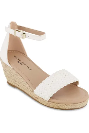 MARC FISHER Big Girls Open Toe Wedge Sandals